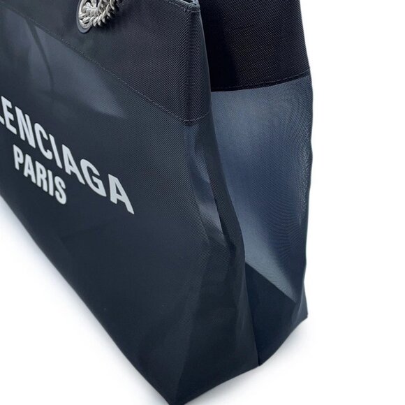 BALENCIAGA Duty Tote Bag Mesh Black - Picture 8 of 15